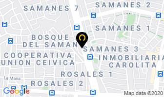 Mapa de Palacios Reyes Gina Ing. Com. en Guayaquil