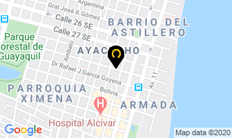 Mapa de Panaderia 2 Hermanos en Guayaquil