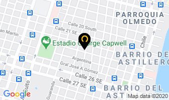 Mapa de Panaderia Romario en Guayaquil