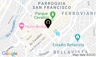 Mapa de Paolos Cafeteria en Ambato