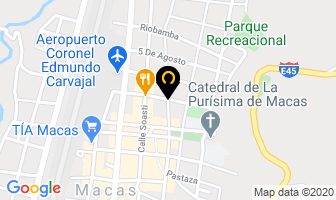 Mapa de Papeleria Cesitar Teclas en Macas