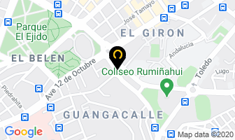 Mapa de Paredes Borja Rosario Dra. en Quito