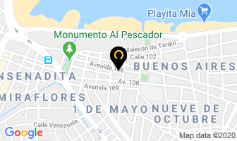 Mapa de Pasteleria El Buen Sabor De Fiestas & Eventos en Manta