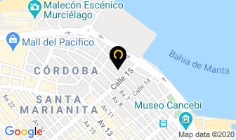 Mapa de Pastelería Española en Manta
