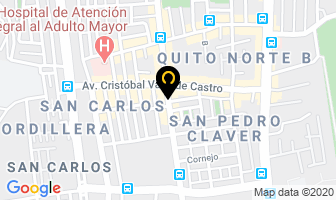 Mapa de Pasteleria Flores en Quito