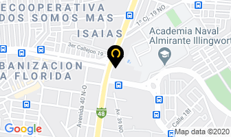 Mapa de Pastelo en Guayaquil