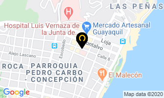 Mapa de Peña Baradero Galeria Restaurant en Guayaquil