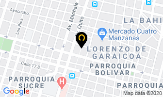 Mapa de Perchas Metalicas Silva en Guayaquil