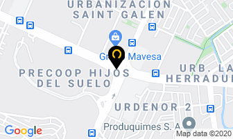 Mapa de “Persianas Españolas” en Guayaquil