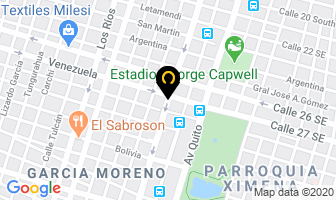 Mapa de P.i.s.a.d.a.s. M&t en Guayaquil