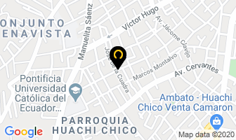 Mapa de Pizzeria El Padrino en Ambato