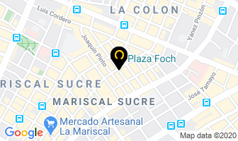Mapa de Plaza Foch en Quito