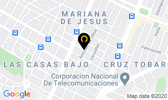 Mapa de Plus Identidad Coorporativa en Quito