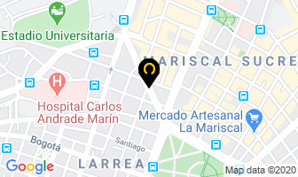 Mapa de Poliflex - Poliespumas en Quito