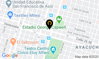 Mapa de Politecnicos en Guayaquil