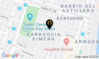 Mapa de Pollo Estilo Peruano Carbon en Ambato