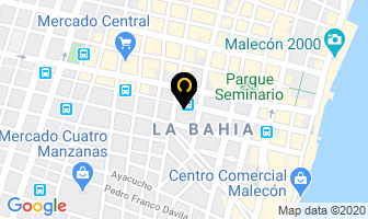Mapa de Pollos A La Brasa Barcelona en Guayaquil