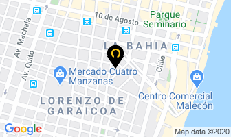 Mapa de Pollos Barcelona en Guayaquil