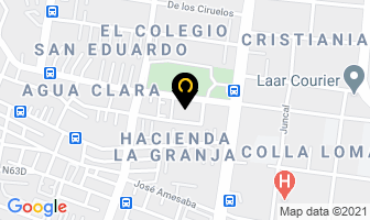 Mapa de Pollos Horneados Chef en Quito