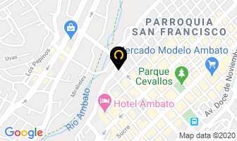 Mapa de Povec Industrial en Ambato