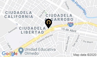 Mapa de Print Master´s en Portoviejo