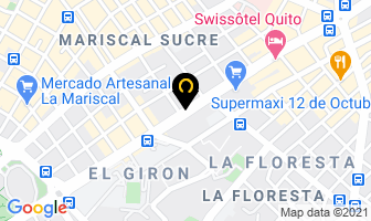 Mapa de Producciones Boca Films en Quito