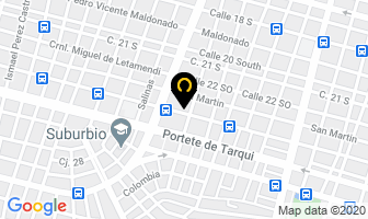 Mapa de Productos Rickko en Guayaquil