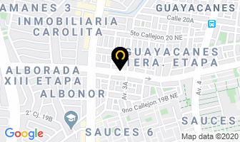 Mapa de Produeventos en Guayaquil