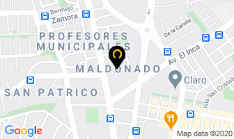 Mapa de Progal, Alfredo Garcia M. en Quito