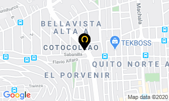Mapa de Protech en Quito