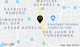 Mapa de Puertas Metálicas Eterna en Quito