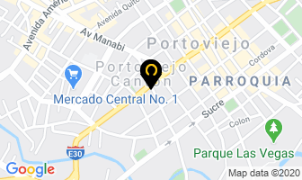 Mapa de Qbe Seguros Colonial en Portoviejo