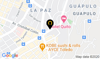 Mapa de Quevedo & Ponce en Quito