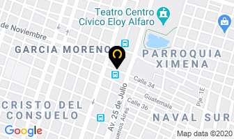Mapa de Quimiced en Guayaquil
