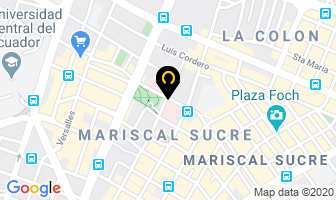 Mapa de Quito Hand Center en Quito