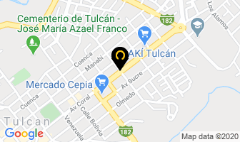 Mapa de R&a Logitrans en Tulcán