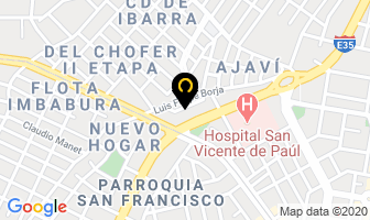 Mapa de Radiadores Universal Electric Clean en Ibarra
