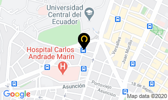 Mapa de Raffa´s Burguer Palace en Quito