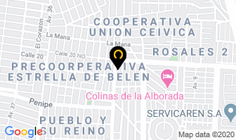 Mapa de Rcr Construcciones Aluminio Y Vidrio en Guayaquil