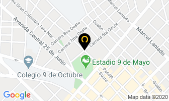 Mapa de Recepciones Campos Verdes en Machala