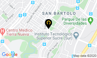 Mapa de Recepciones El Rondador en Quito