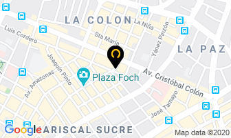 Mapa de Recepciones Manhattan en Quito