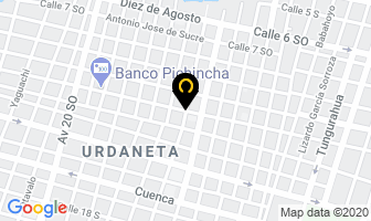 Mapa de Relojeria Electronica J. Efren Coello en Guayaquil