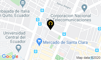 Mapa de Relojeria Omega en Quito