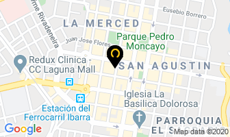Mapa de Rentacar Explorer En Ibarra-Ecuador en Ibarra