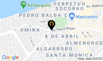 Mapa de Restaurant La Paella en Manta