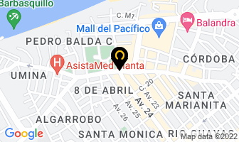 Mapa de Restaurant Mamma Rosa en Manta