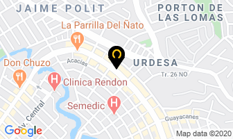 Mapa de Restaurant Palacio Verde en Guayaquil