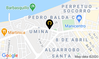 Mapa de Restaurante A Lo Cubano en Manta