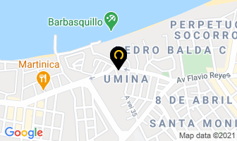Mapa de Restaurante Kotona Bistro en Manta